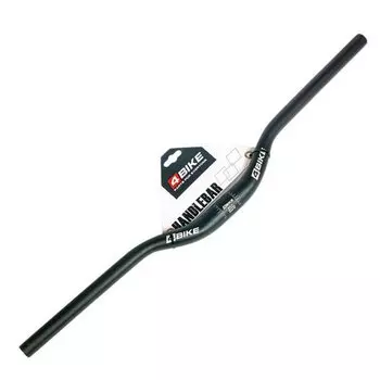Руль велосипедный 4BIKE MTB-AL-345BT, W:700*6°, D:31.8, алюминиевый, чёрный, ARV000015