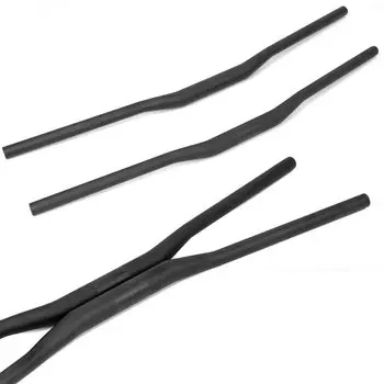 Руль велосипедный ALEXBIKES, L820 мм, диаметр 31.8 мм, черный, карбон, 200 г, HB820-UD-M