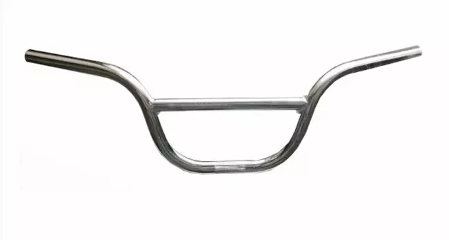 Руль велосипедный BearBike, BMX, для Fixed Gear и Single speed, алюминий, усиленный, ø 22,2 мм, серебро, RHABFG000003