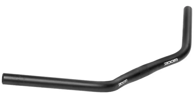 Руль велосипедный M-WAVE туристический, 33', 22,2/25,4 x 590 мм, изогнутый, алюминиевый, черный, матовый, 5-401226