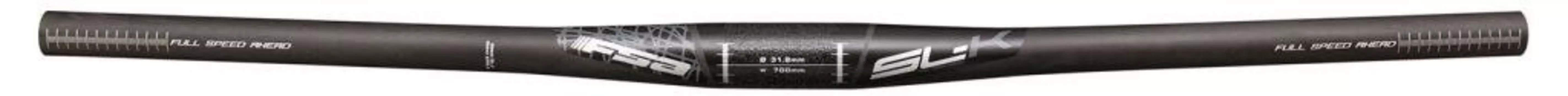 Руль велосипедный MTB FSA SL-K Carbon flat 740 mm, V18, 180-0030064030