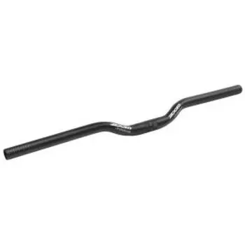 Руль велосипедный ZOOM, даунхил, алюминий, L620мм, D25,4, матовый черный, вес 240 грамм, 403220