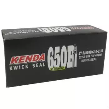 Камера для велосипеда KENDA, 27,5"48 мм 2,0-2,35, антипрокольная с герметиком, спортниппель 5-518917
