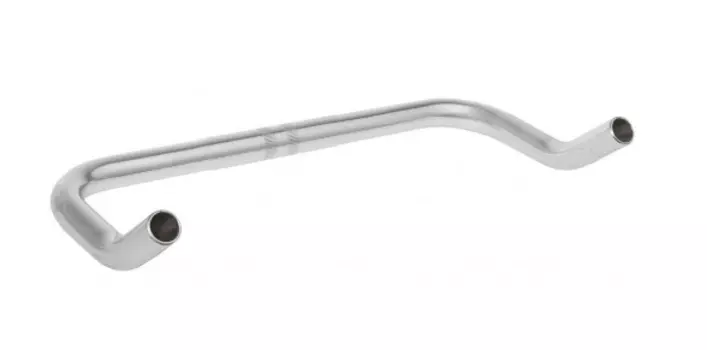 Руль ZOOM TRACK/SINGLESPEED/FIXIE, 22.2x25,4x400 мм, алюминий, серебристый, 5-403984