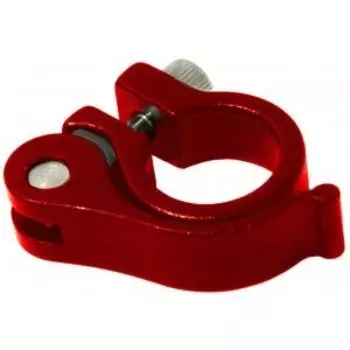 Хомут подседельный TRIX, с эксцентриком, ø 25.4 mm, красный, AS-01+SQ-139