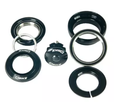 Рулевая колонка 4BIKE GH-20F, полуинтегрированная, на промподшипниках 1-1/8, на вилку 1-1/8 - 1-1/2'', черный, ARV-GH20F