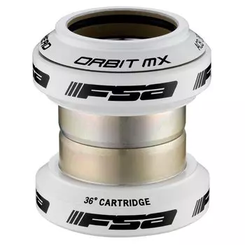 Рулевая колонка FSA ORBIT MX, шток 1.1/8, 98 грамм, белый, A6723