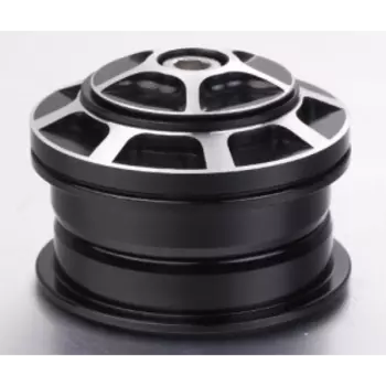 Рулевая колонка Kenli, полуинтегрированная, промподшипники, 1-1/8”x44x30мм, высота 14,5 мм, черный, KL-B312