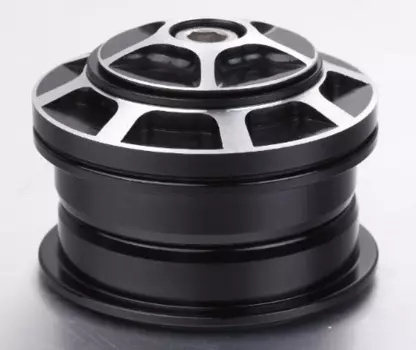 Рулевая колонка Kenli, полуинтегрированная, промподшипники, 1-1/8”x44x30мм, высота 14,5 мм, черный, KL-B312