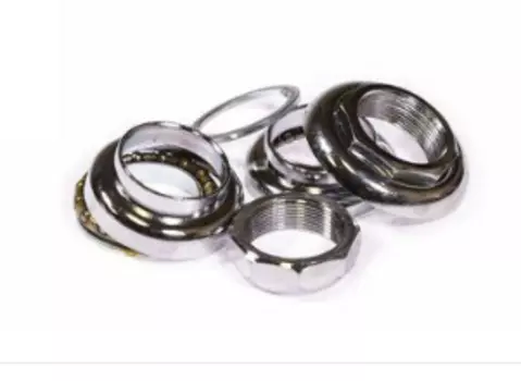 Рулевая колонка SHUNFENG велосипедная,1, резьбовая, EC 30/25,4-24T EC 30/27, подшипники 5/32"x16, SF-HP02