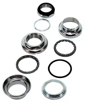 Рулевой набор M-Wave велосипедный прогулочный 1", 22,4/30/27мм, 8 элементов, 5-390428