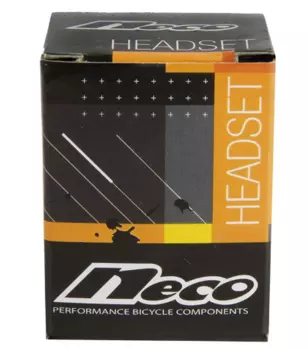 Рулевой набор NECO AHEAD 25,4/30,2/26,4 мм, сталь, полукартридж 1", сталь, черный, 5-390301