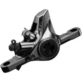 Калипер Shimano XTR M9100, гидравлика, post mount, металлическая колодка K04Ti, без адаптера, IBRM9100MPMX