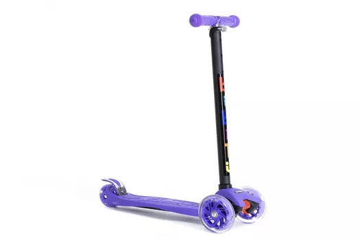 Самокат BIBITU "CAVY", детский, трехколесный, фиолетовый, SKL-07-PR