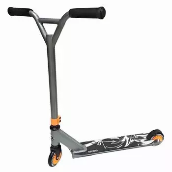 Самокат BIBITU RECORD, трюковый, колёса 100 мм, нагрузка до 100 кг, серый, SK-A2101-GR