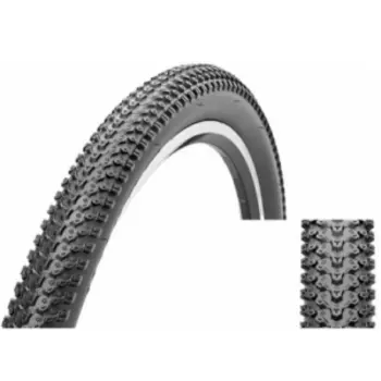 Покрышка велосипедная CHAO YANG H-5129, 26"х 2.10, 54-559, горная низкая, черная, H-5129