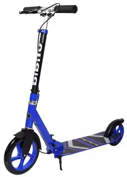 Самокат BiBiTU SPECTR SKL-036A, двухколёсный, складной, нагрузка до 100 кг, синий, SKL-036A-BL