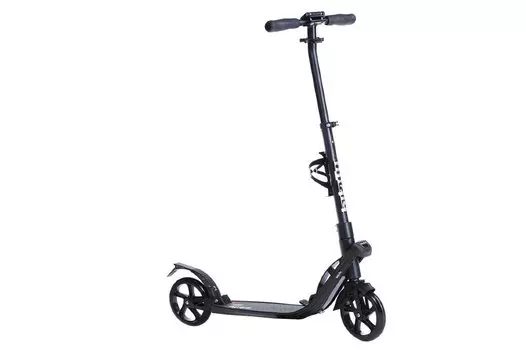 Самокат BIBITU SPORT 7, двухколёсный, складной, нагрузка до 100 кг, черный, K 3-BK