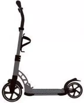 Самокат COD-X 5.0, двухколёсный, складной, нагрузка до 100 кг серый, 00-180035