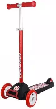 Самокат детский TEMPISH, TWISTLER, трёхколесный, кикборд, красный, складной, до 50 кг, 1050000221
