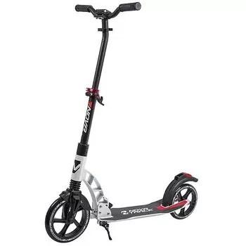 Самокат для детей NOVATRACK DEFT, алюминий, амортизатор, колеса 230*200 мм PU, эргономичный Y-руль, 230FS.DEFT.BWT9