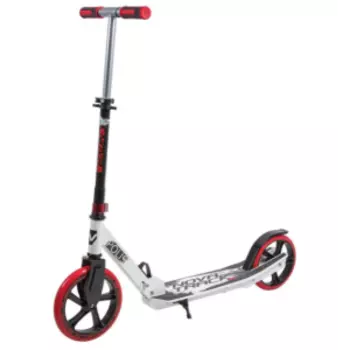 Самокат для детей NOVATRACK POLIS, сталь+пластик, складной, ватер стикер, колеса 230*200 мм, PU, красный, 230P.POLIS.RD9