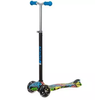 Самокат для детей Novatrack RainBow Start Graffiti