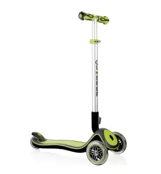 Самокат Globber ELITE S, трехколесный, складной, детский, зеленый, 446-106