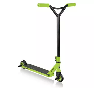 Самокат Globber GS 540°, трюковый, двухколесный, нагрузка до 100 кг, зеленый, 622-106