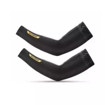 Рукава велосипедные Rockbros, спортивные, черный/желтый, XT018