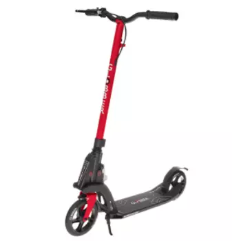 Самокат Globber ONE K180 BR, складной, двухколесный, с ручным тормозом, нагрузка до 100 кг, красный, 499-102