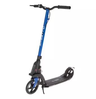 Самокат Globber ONE K180 BR, складной, двухколесный, с ручным тормозом, нагрузка до 100 кг, синий, 499-192