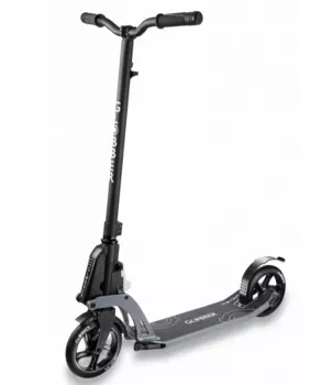 Самокат Globber ОNE K180, складной, двухколесный, нагрузка до 100 кг, черный, 499-180