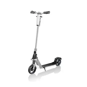 Самокат Globber ONE K 165, складной, двухколесный, нагрузка до 100 кг, серебро