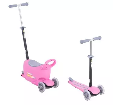 Самокат-каталка N.ERGO LB1502, розовый, GL001114631