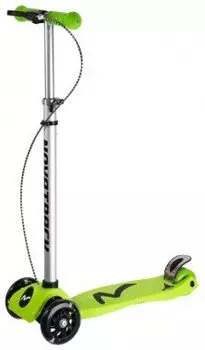 Самокат-кикборд Novatrack RainBow, детский/подростковый, четырёхколёсный, зеленый, #12619, 120B.RAINBOW.GN8