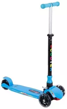Самокат Leader Kids QQBear, голубой