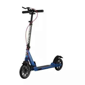 Самокат Maxiscoo G-200S, двухколесный, складной, с дисковым ручным тормозом, синий, 2021