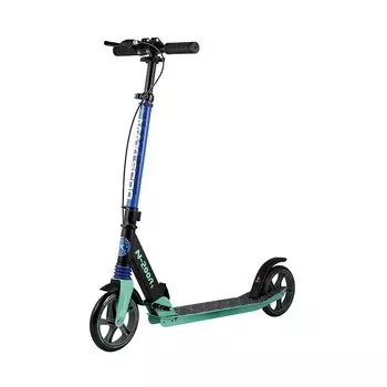 Самокат MAXISCOO N-200A, двухколесный, складной, с ручным тормозом, зеленый, 2021