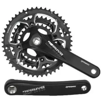 Система велосипедная PROWHEEL ZEPHYR-751, 48-36-26T, AL-6061-T6, под квадрат 113, черный, ZEPHYR-751 (48-36-26T)black