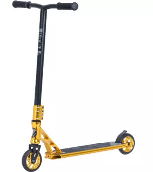 Самокат NOVATRACK PIXEL BL, 110 мм, золотистый, 110A.PIXEL.GD20