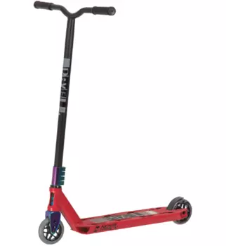 Самокат NOVATRACK PIXEL PRO BL, 110 мм, красный, 110A.PIXEL.RD20