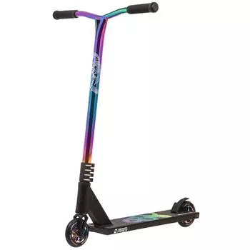 Самокат NOVATRACK REPLAY 110 PRO PL, 110 мм, черный неохром, 110A.REPLAY.3NCBK20