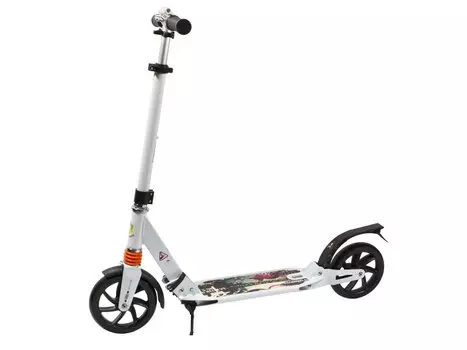 Самокат подростковый OLIMP SKL-03с,двухколёсный, складной, белый, SO00305