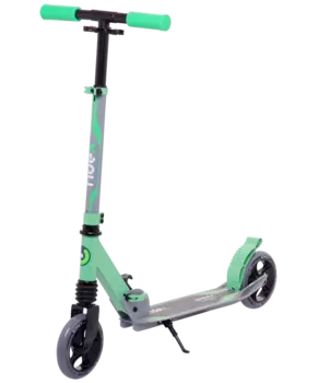 Самокат RIDEX Envy, детский, складной, двухколесный, 145 мм, зеленый