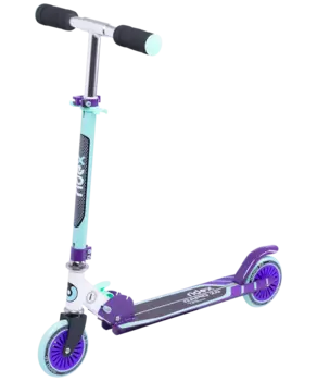 Самокат RIDEX Rapid 2, детский, складной, двухколесный, 125 мм, мятный/фиолетовый