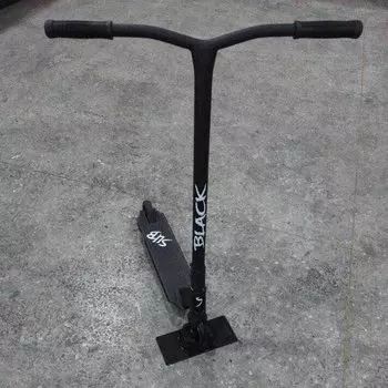 Самокат SUB BLACK110, трюковой, колеса 110 мм, усиленнная рулевая, герметичные подшипники, черный, 00-180060