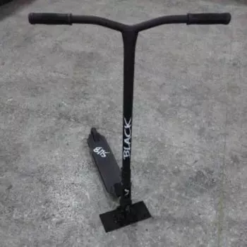 Самокат SUB BLACK110, трюковой, колеса 110 мм, усиленнная рулевая, герметичные подшипники, черный, 00-180060