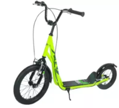 Самокат Tech Team Super Jet 700, детский, зеленый, NN000770
