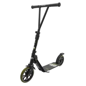 Самокат TechTeam Astor 200, 2-х колесный, складной, черный/коричневый, TT000128